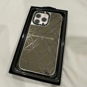 Beautiful Casetify for iphone 14 pro max Louvre limited edition